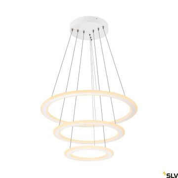 SLV ONE FLAT 1007702 Závěsná lampa 3x58W/LED 2700K|3000K 3500lm/3700lm IP20