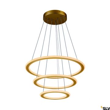 SLV ONE FLAT 1007703 Závěsná lampa 3x58W/LED 2700K|3000K 3500lm/3700lm IP20