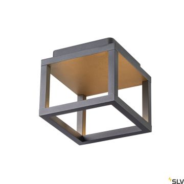 SLV QUADRULO 1005202 Stropní lampa 1x7.5W/LED 3000K 230LM IP55