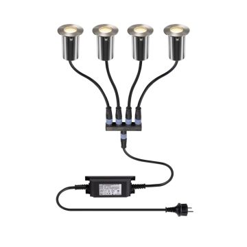 SLV TRAIL-LITE® 1008841 Vjezdová lampa 1x4.6W/LED 3000K 25lm