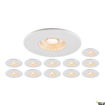 SLV UNIVERSAL DOWNLIGHT 1007272 Zasouvací osvětlení 1x8W/LED 2700K|3000K|4000K|6500K 560lm|610lm|680lm|640lm ip20_ip65