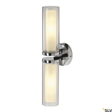 SLV WL 1002229 Nástěnná lampa 2x40W/E14 IP44