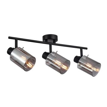 Italux Sardo SPL-5581-3-BK-SG Bodové světlo 3x40W/E14 IP20