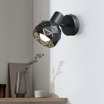 Light Prestige Reus LP-8069/1WS BK Bodové světlo 1x40W/E14 IP20