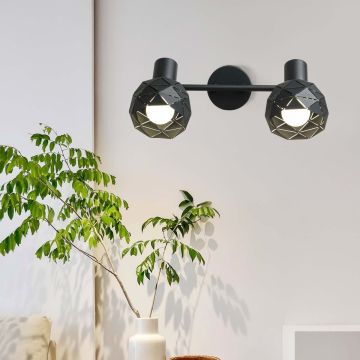 Light Prestige Reus LP-8069/2WS BK Bodové světlo 2x40W/E14 IP20