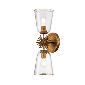 Elstead Lighting Staring STARING-2WB-DG-CLEAR Nástěnná lampa 2x40W/E27 IP20
