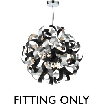 Dar Lighting Swash SWA1350-SP Závěs 9x40w/g9
