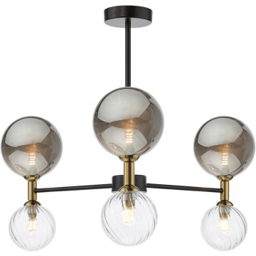 Dar Lighting Takara TAK0654-03-24 Stropní lampa 6x20w/g9 ip20