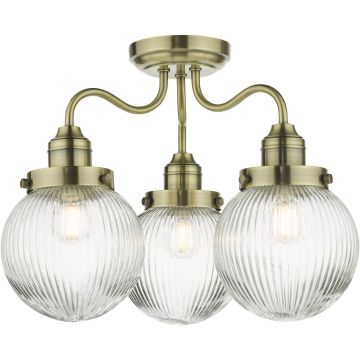 Dar Lighting Tamara TAM5375-IP44 Stropní lampa 3x40w/e14 ip44