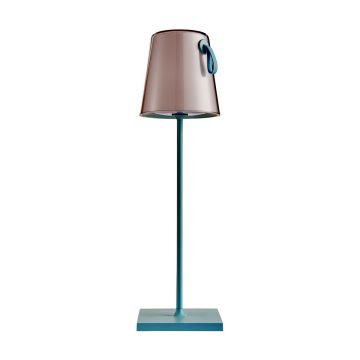 Italux Ostap TB-2749-BL Stolní lampa 1x5W/LED 3000K|RGB 300lm IP54