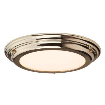 Elstead Lighting WELLAND WELLAND-F-PB Stropní lampa 1x25W/LED 2250LM IP44