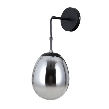 Italux Meolo WL-40825-1-BK Nástěnná lampa 1x40W/E14 IP20
