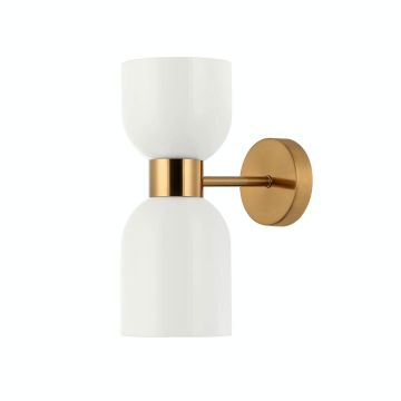 Italux Monza WL-57602-1-BRO Nástěnná lampa 2x40W/E27 IP20