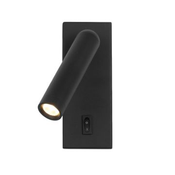 Italux Nova WL-46376-1-BK Nástěnná lampa 1x2.5W/LED 3000K 153lm IP20