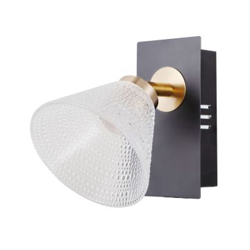 Italux Orella WL-34393-1-BK-HBR Nástěnná lampa 1x4W/LED 3000K 197lm IP20