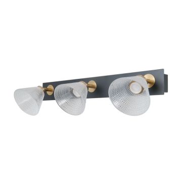 Italux Orella WL-34393-3-BK-HBR Nástěnná lampa 3x12W/LED 3000K 750lm IP20