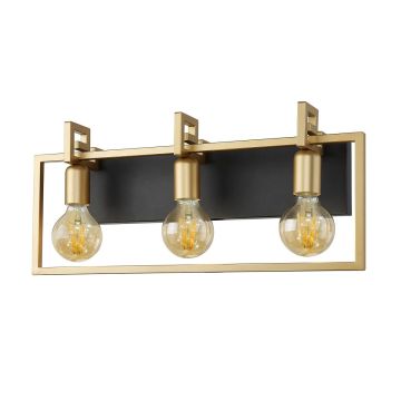 Italux PRIMERO WL-44003-3-BK-GD Nástěnná lampa 3x60W/E27 IP20