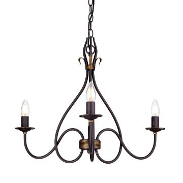 Elstead Lighting WINDEMERE WM3 Lustr 3x60W/E14