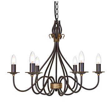 Elstead Lighting WINDEMERE WM6 Lustr 6x60W/E14
