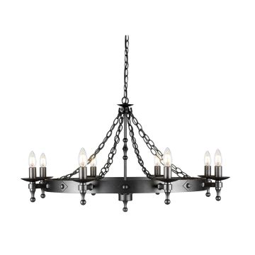 Elstead Lighting WARWICK WR8-GRAPHITE Lustr 8x60W/E14