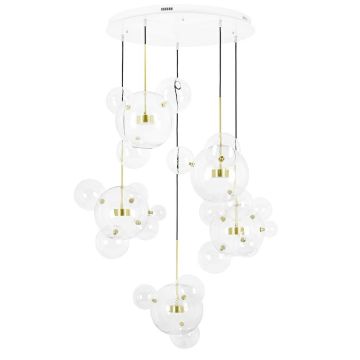 King Home CAPRI DISC XCP9148-5A Závěsná lampa 10x7W/LED 3000K IP20