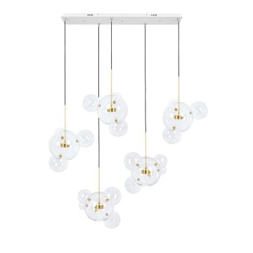 King Home CAPRI LINE XCP9148-5B Závěsná lampa 10x7W/LED 3000K IP20