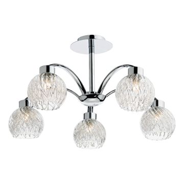 Dar Lighting YASMIN YAS0550 Stropní lampa 5x40W/G9 IP20