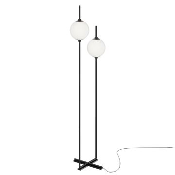 Maytoni THE SIXTH SENSE Z020FL-L12BK Stojací lampa 2x12W/LED 3000K 750LM IP20