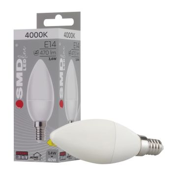 SMD LED HOMEline ZAR0083SLL Žárovka 1x3,4W/E14 4000K 470lm IP20