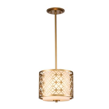 Elstead Lighting Ziggy ZIGGY-1P-S-LG Závěsná lampa 2x40 W/E14