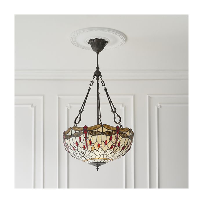 Endon-Dragonfly beige-64073-END64073