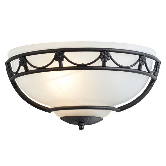 Elstead Lighting-CARISBROOKE-CB-WU-BLACK-ELSCB-WU-BLACK