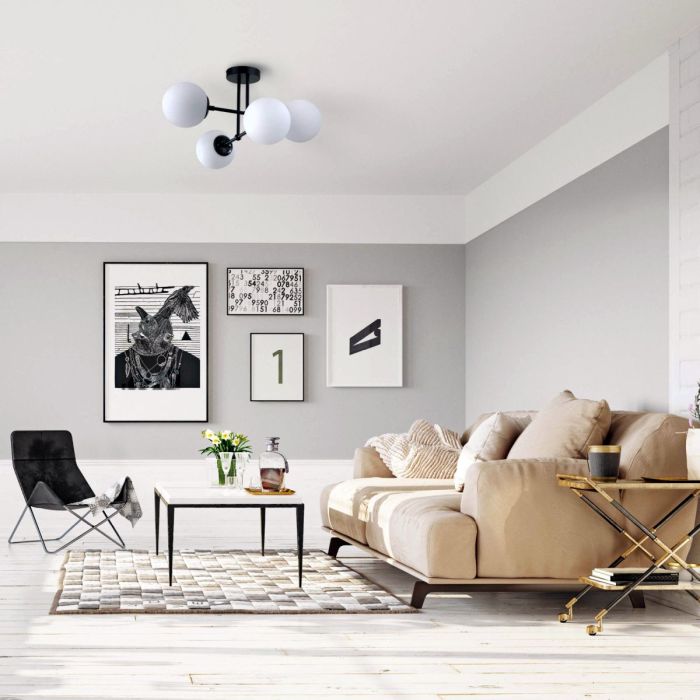 Light Prestige-Roma-LP-1345/4P BK-PRGLP-1345/4P BK