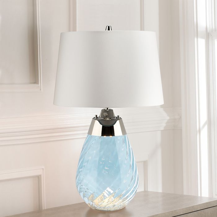 Elstead Lighting-LENA SMALL-LENA-TL-S-BLUE-OWSS-ELSLENATLSBLUEOWSS
